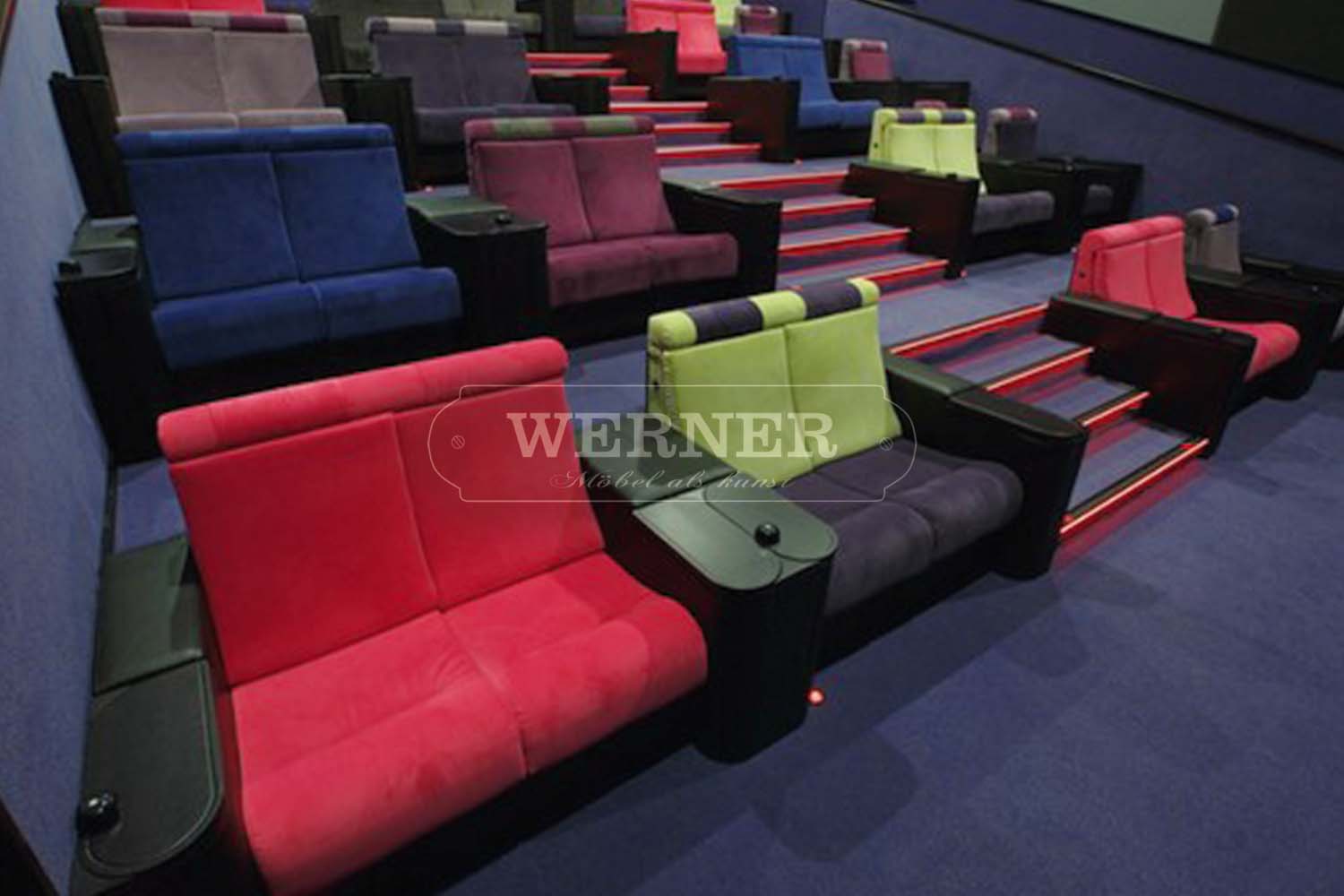 кресла для кинотеатра размеры